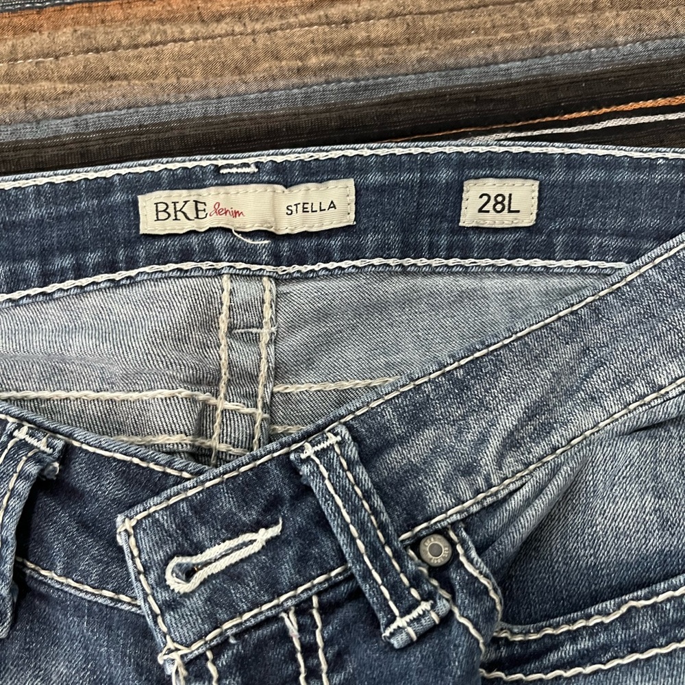 BKE Stella Dark Blue Jeans - Picture 3 of 5